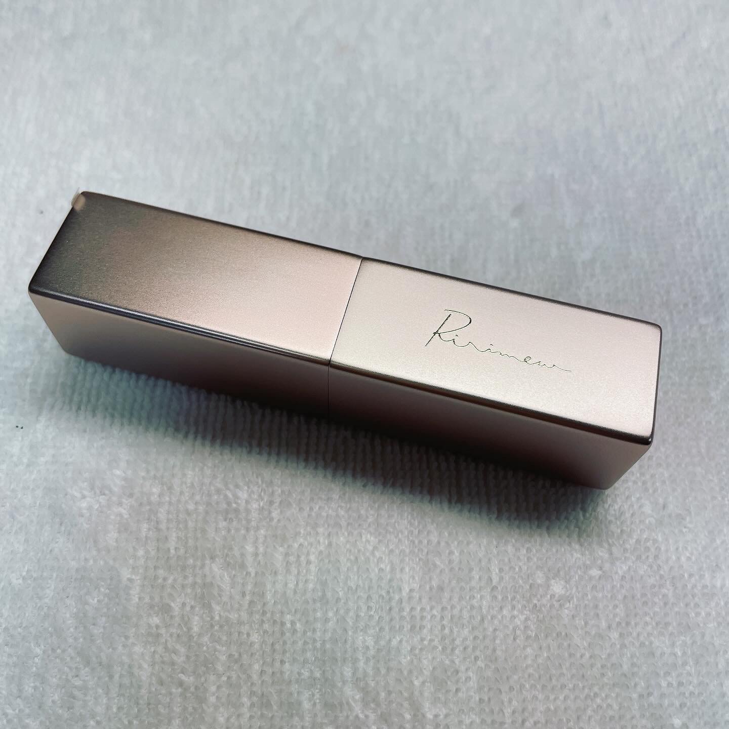 リリミュウ バタールージュ 04 ベアオレンジ/Ririmew/口紅を使ったクチコミ（2枚目）