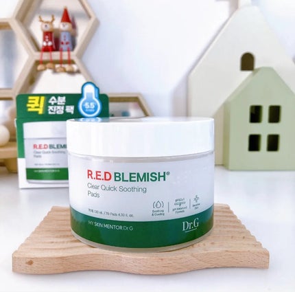 レッドブレミッシュクリアクイックスージングパック/Dr.G/拭き取り化粧水を使ったクチコミ(4枚目)