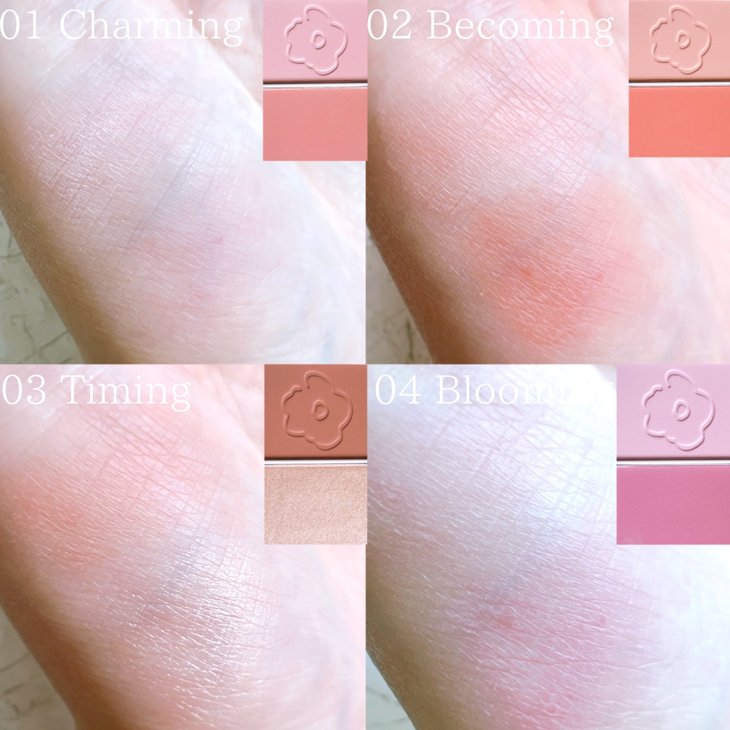 フロリッドレイヤーブラッシャー/HAKIT/パウダーチークを使ったクチコミ(2枚目)