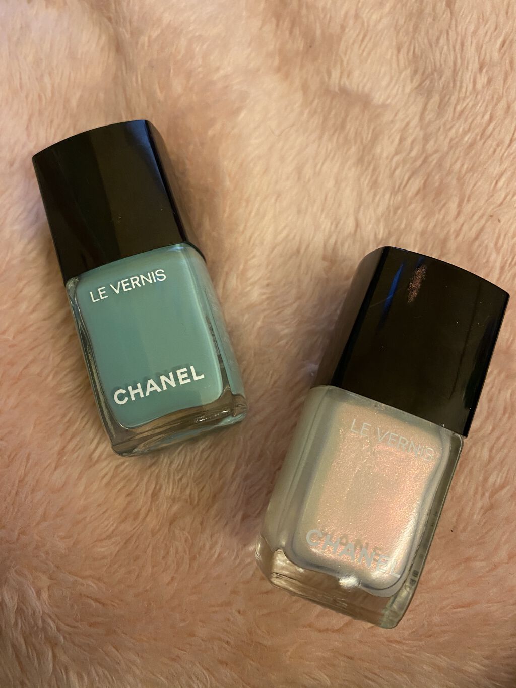 ヴェルニ ロング トゥニュ 889 ペルル ブランシュ(限定)/CHANEL/マニキュアを使ったクチコミ（1枚目）