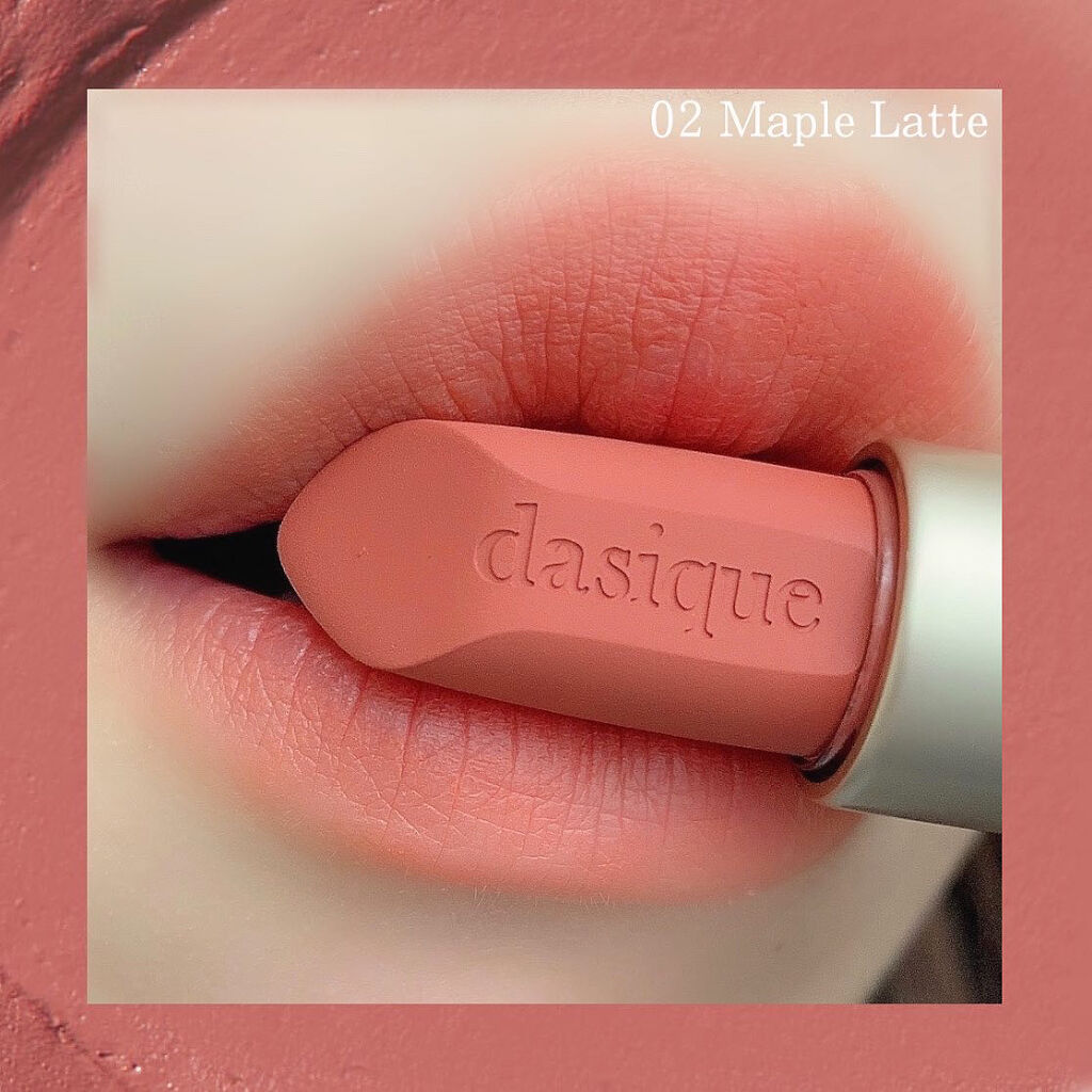 ソフトベルベット リップスティック 01 ヌーディーピーカン/dasique/口紅を使ったクチコミ（3枚目）