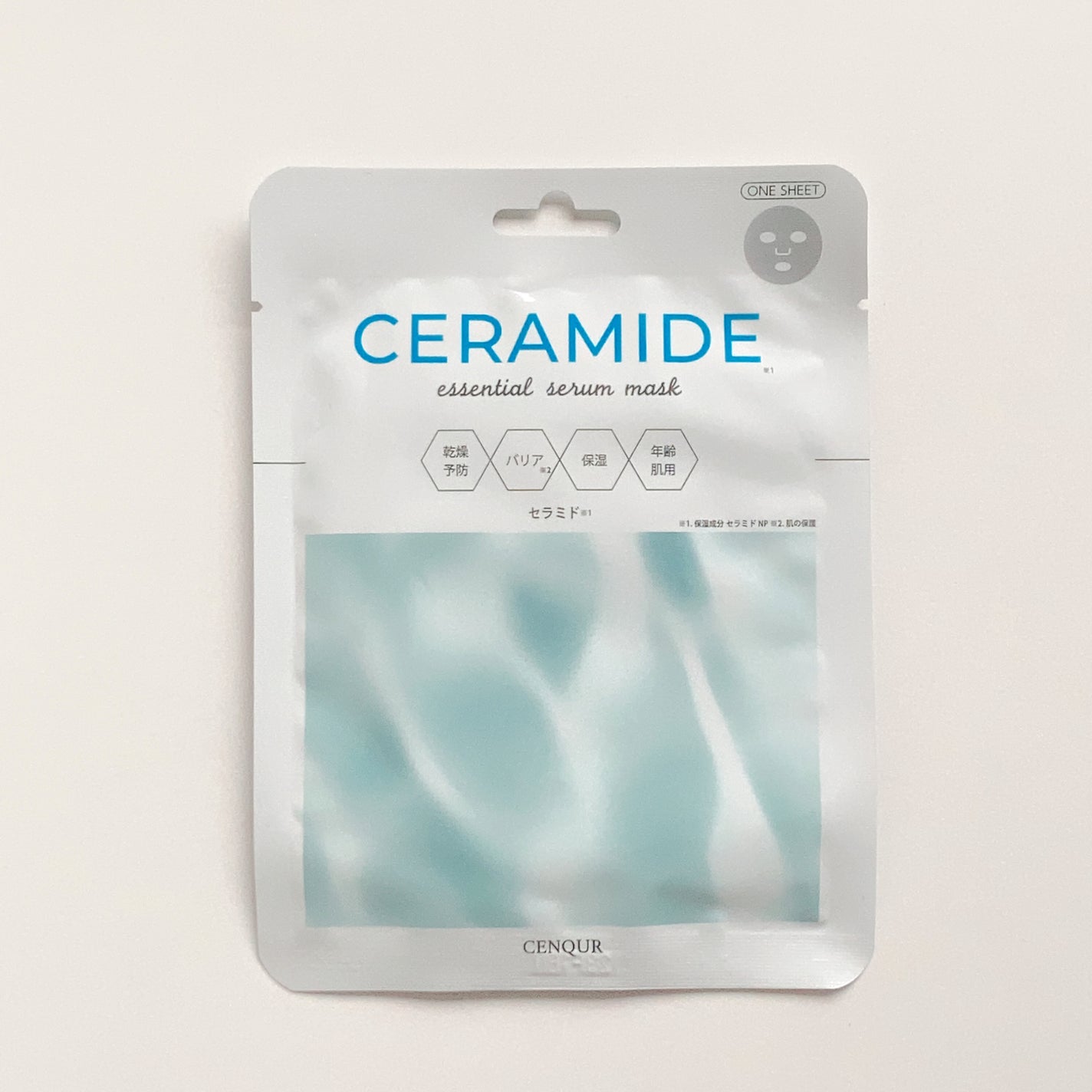 エッセンシャルセラムマスク セラミド/CENQUR/シートマスク・パックを使ったクチコミ(1枚目)