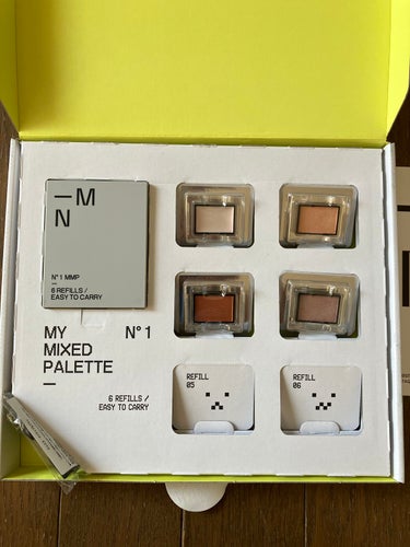MY MIXED PALETTE 4色カスタムパレット/MN/パウダーアイシャドウを使ったクチコミ（3枚目）