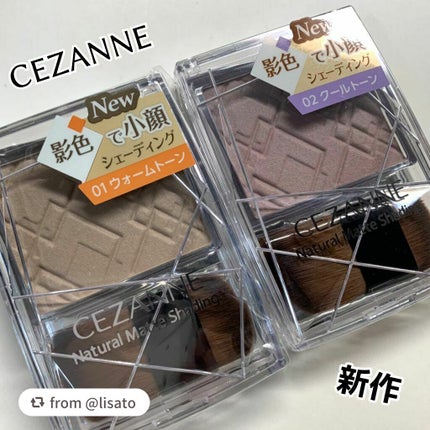 ナチュラルマットシェーディング/CEZANNE/シェーディングを使ったクチコミ(1枚目)