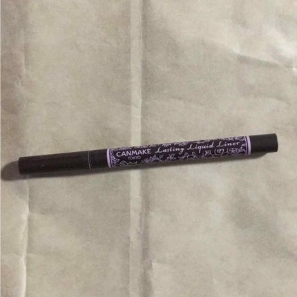 ラスティングリキッドライナー/キャンメイク/リキッドアイライナーを使ったクチコミ(1枚目)