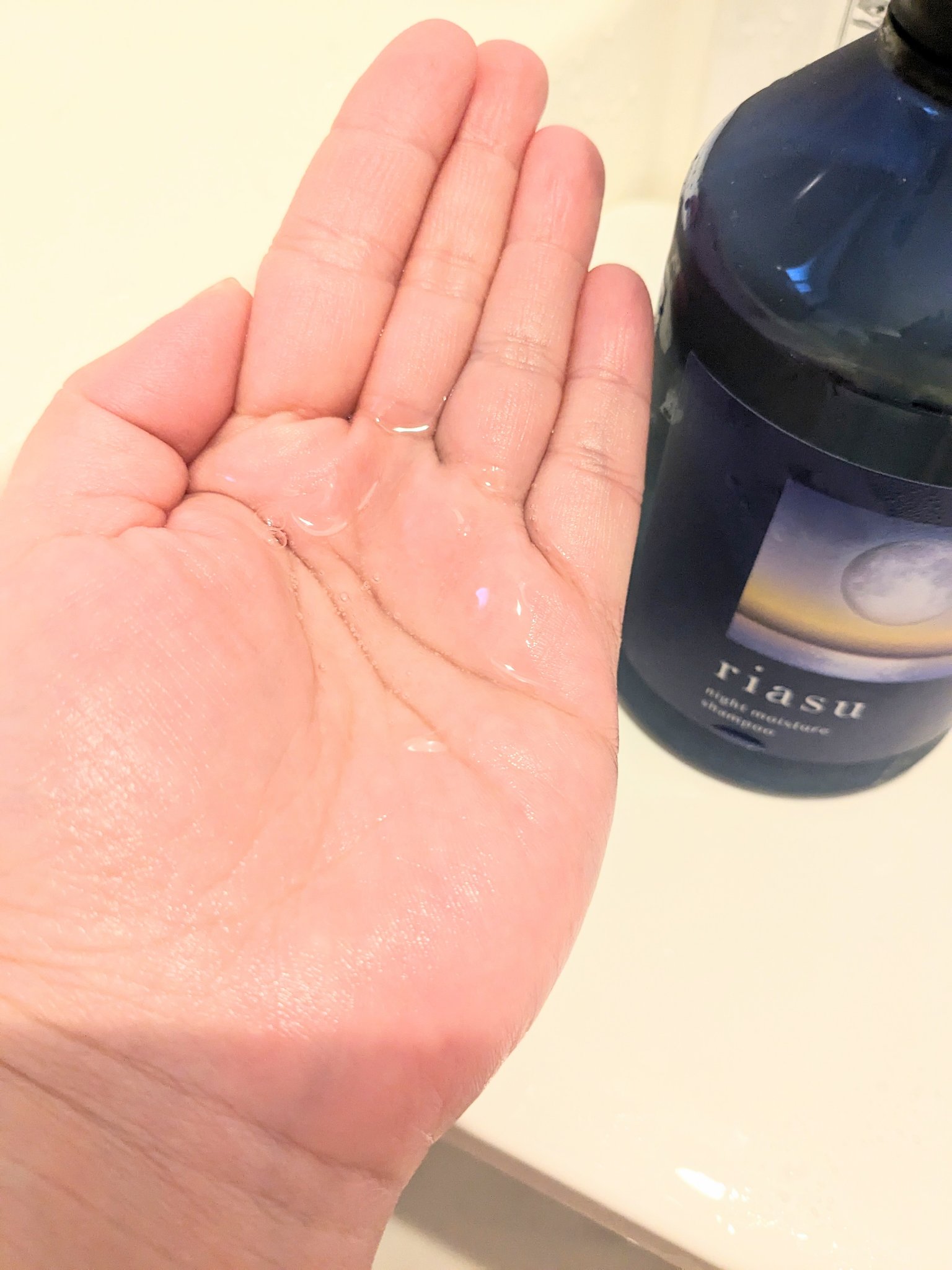 リアス ナイト モイスチャー シャンプー/トリートメント シトラスハーブの⾹り/riasu/市販シャンプーを使ったクチコミ（2枚目）