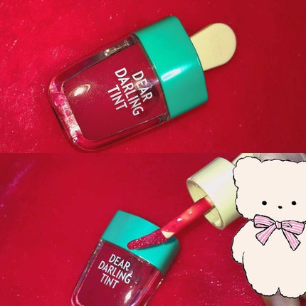 ディアダーリン ウォータージェルティント (アイスティント)/ETUDE/口紅を使ったクチコミ(1枚目)