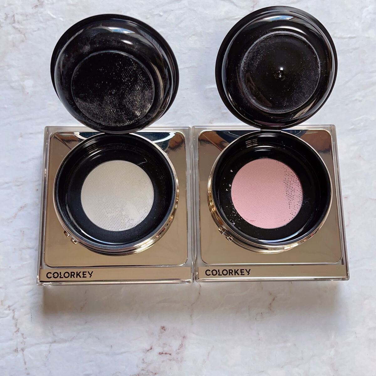 ラスティングルースパウダー/COLORKEY/ルースパウダーを使ったクチコミ（2枚目）