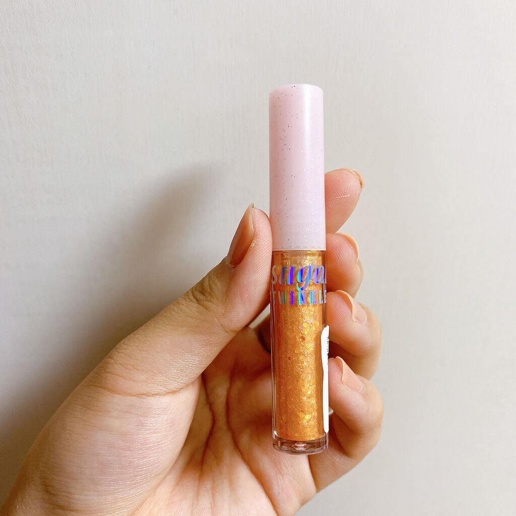 シュガー トゥインクル リキッド グリッター/PERIPERA/グリッターを使ったクチコミ(2枚目)