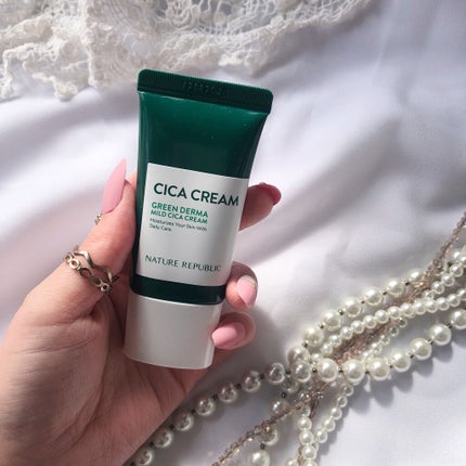グリーン ダーマ マイルド クリーム/ネイチャーリパブリック/フェイスクリームを使ったクチコミ(4枚目)