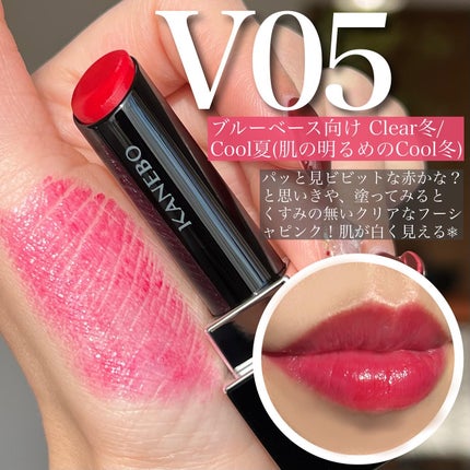 ルージュスターヴァイブラント/KANEBO/口紅を使ったクチコミ(8枚目)