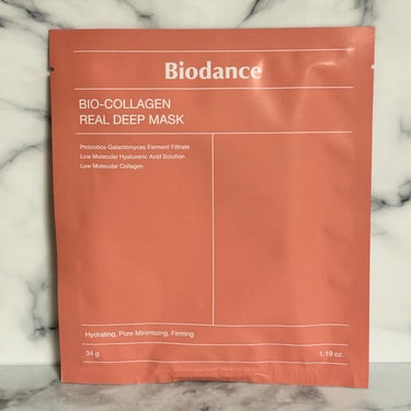 Biodance バイオダンス
バイオコラーゲンリアルディープ　マスク

美容液34gを固めて作られた高保湿ハイドロゲルパック。

ガラクトミセス発酵やオリゴヒアルロン酸(特許成分)が配合。

低分子ヒ