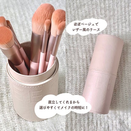 ローズクラウドメイクブラシセット/ZEESEA/メイクブラシを使ったクチコミ(4枚目)