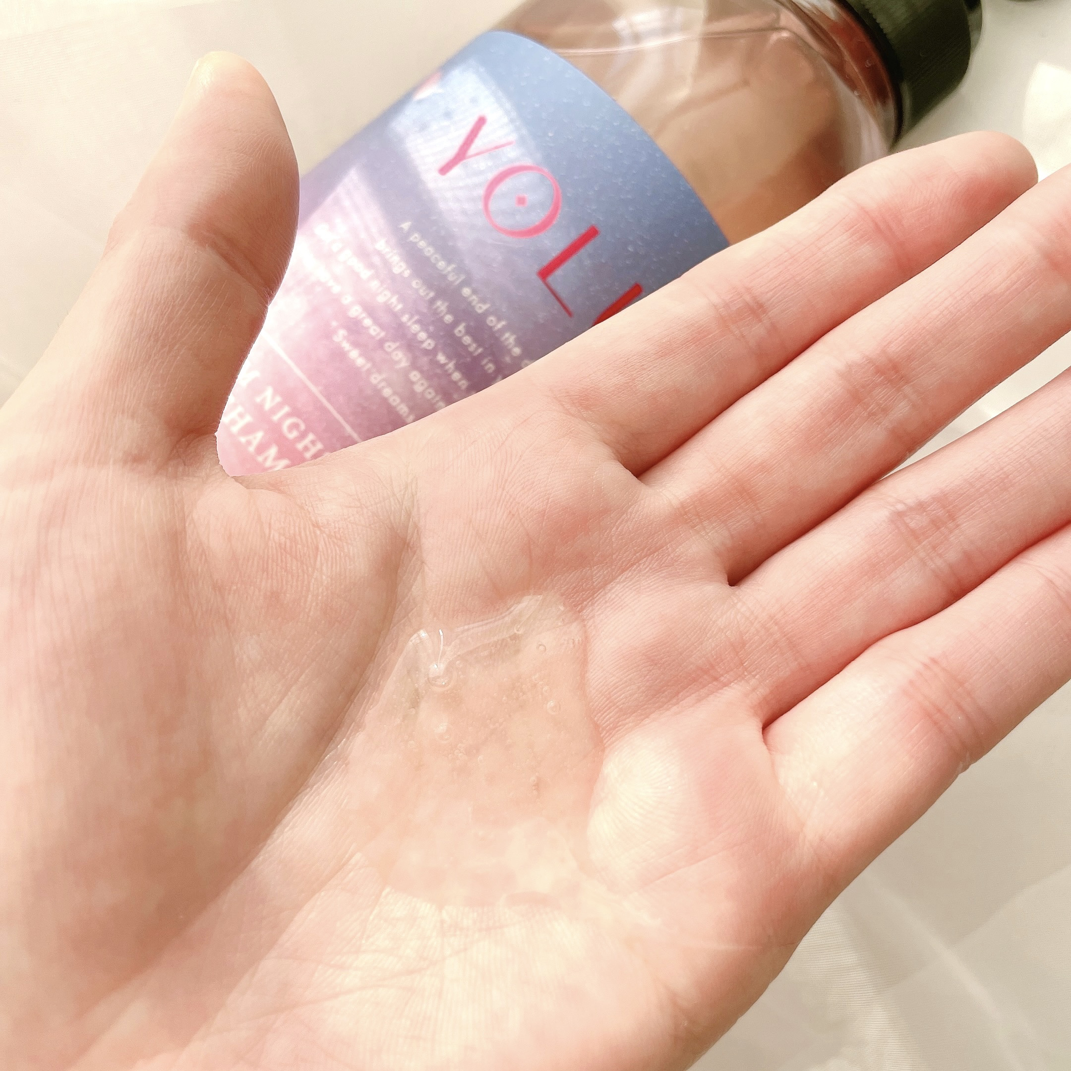 サクラ カームナイトリペアシャンプー／トリートメント トリートメント/YOLU/市販シャンプーを使ったクチコミ（2枚目）