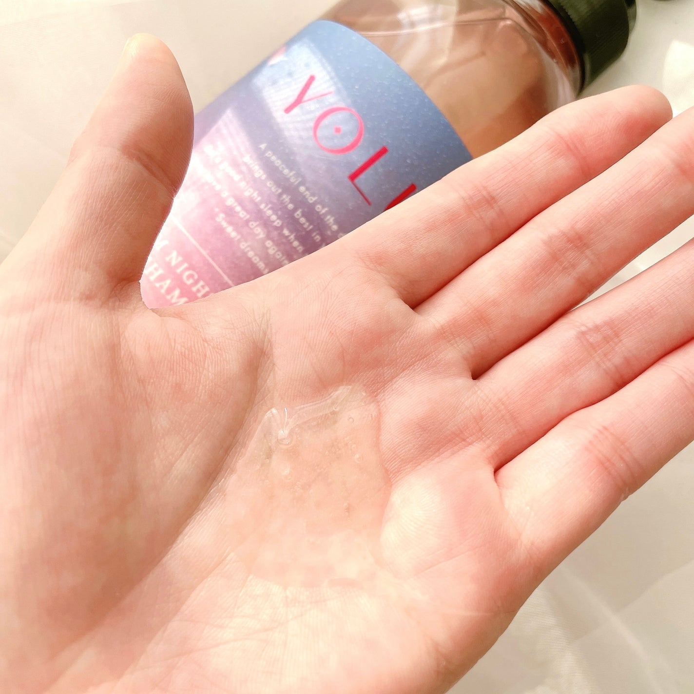 サクラ カームナイトリペアシャンプー/トリートメント/YOLU/市販シャンプーを使ったクチコミ(2枚目)