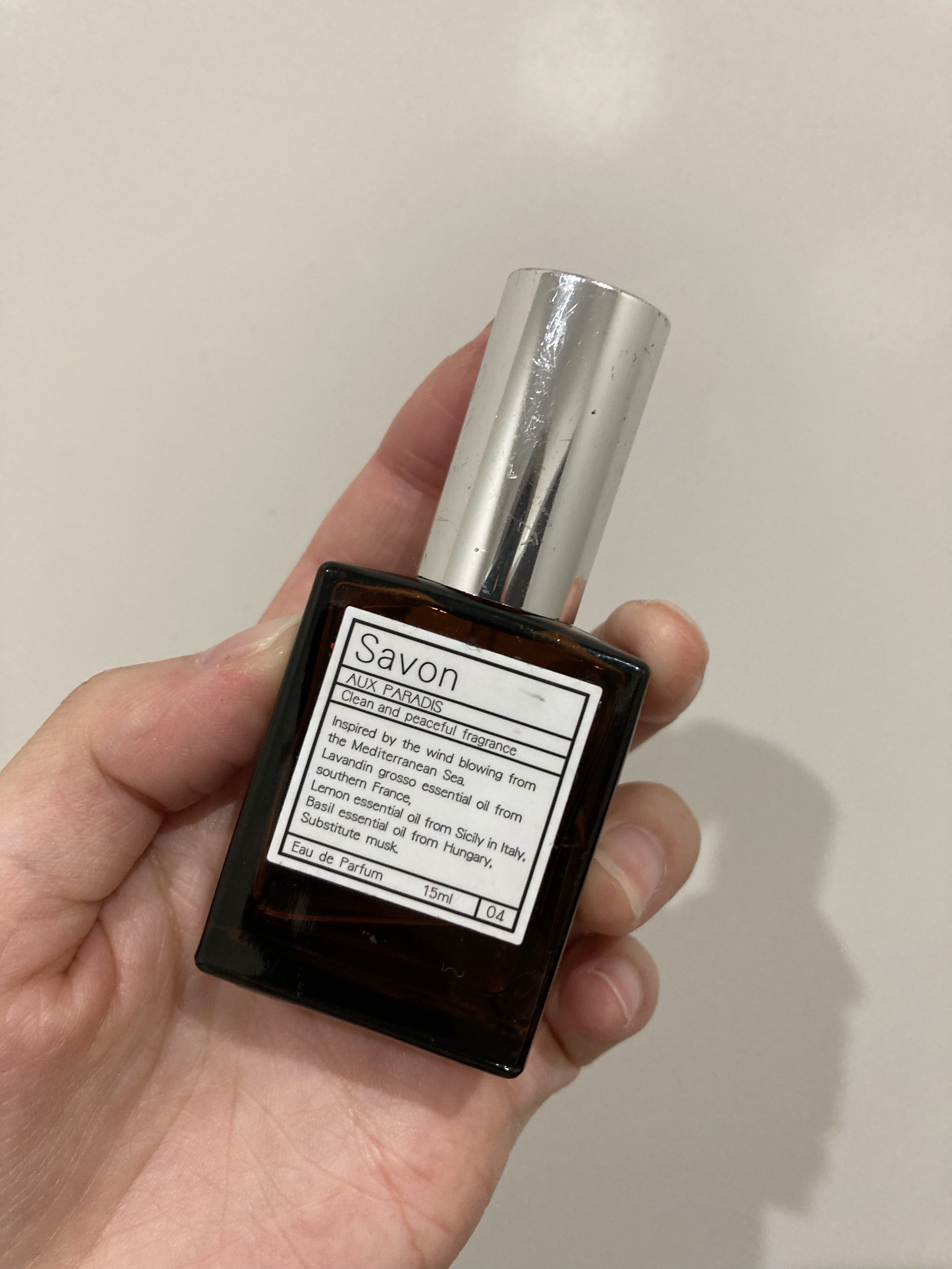 オードパルファム　#04 Savon 〔サボン〕/AUX PARADIS/香水(レディース)を使ったクチコミ（1枚目）