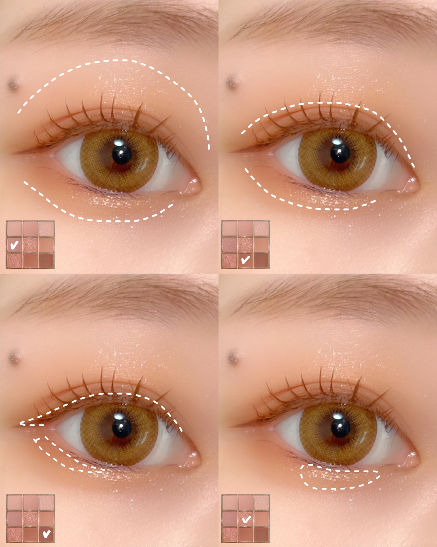 KEYBO FALL IN LOVE SHADOW PALETTE/keybo/アイシャドウパレットを使ったクチコミ(2枚目)