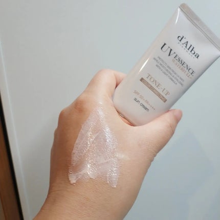 ウォータフルトーンアップサンクリーム/ダルバ/日焼け止めクリームを使ったクチコミ(3枚目)