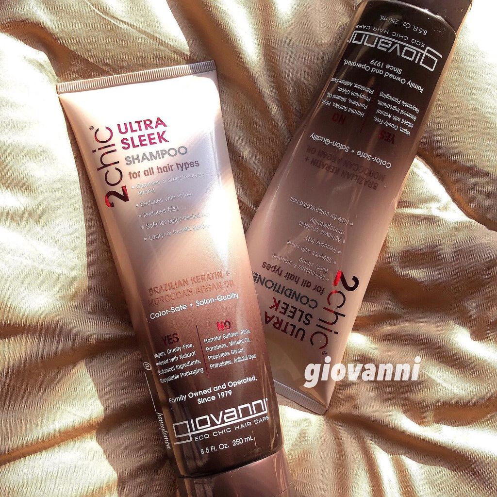 2chic スリーク シャンプー/コンディショナー/giovanni/市販シャンプーを使ったクチコミ(1枚目)