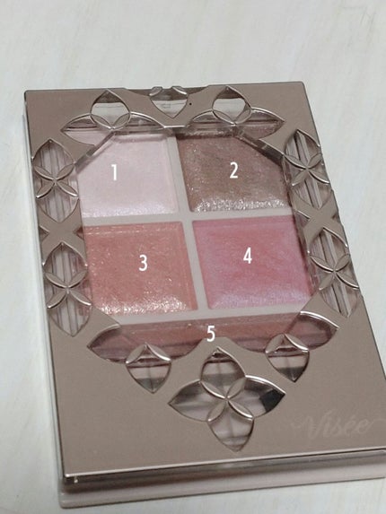 Visée パノラマデザイン アイパレットのクチコミ「 #初買いコスメ
Viséeパノラマデザイン アイパレットBR-3ピンクブラウンのレビュー
.....」(1枚目)