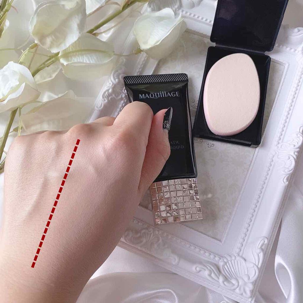 ドラマティックジェリーリキッド/マキアージュ/リキッドファンデーションを使ったクチコミ(3枚目)