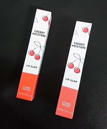 ETUDE チェリーモイスチャー リップグロウのクチコミ「こちらはETUDE HOUSE チェリーモイスチャー リップグロウです💄💋
OR201.....」(1枚目)