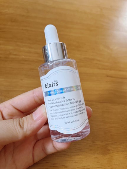 フレッシュリージュースドビタミンドロップ(35ml)/Klairs/美容液を使ったクチコミ(2枚目)