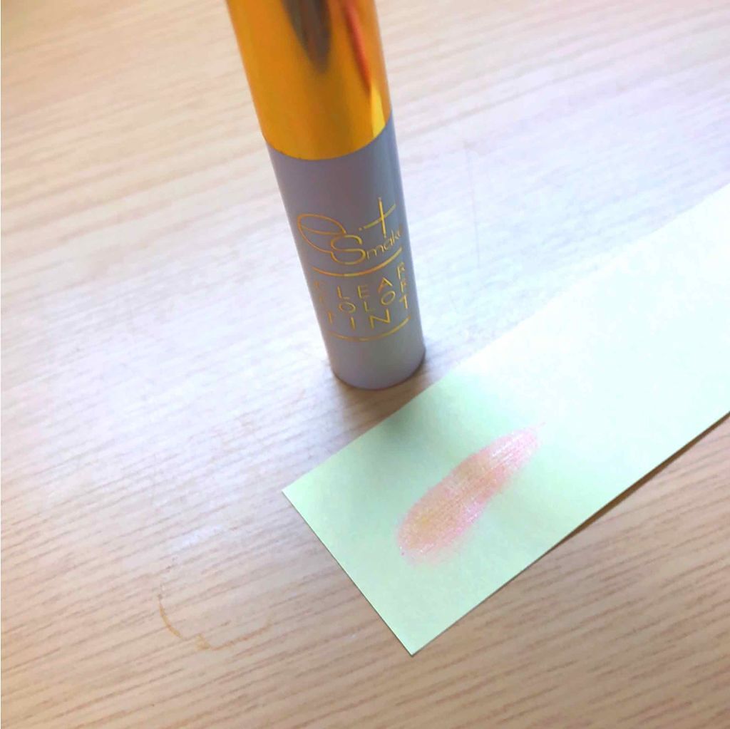 クリアカラーティント/エスメイクプラス/リップティントを使ったクチコミ（3枚目）