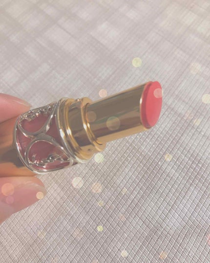 ルージュ ヴォリュプテ シャイン/YVES SAINT LAURENT BEAUTE/口紅を使ったクチコミ(3枚目)