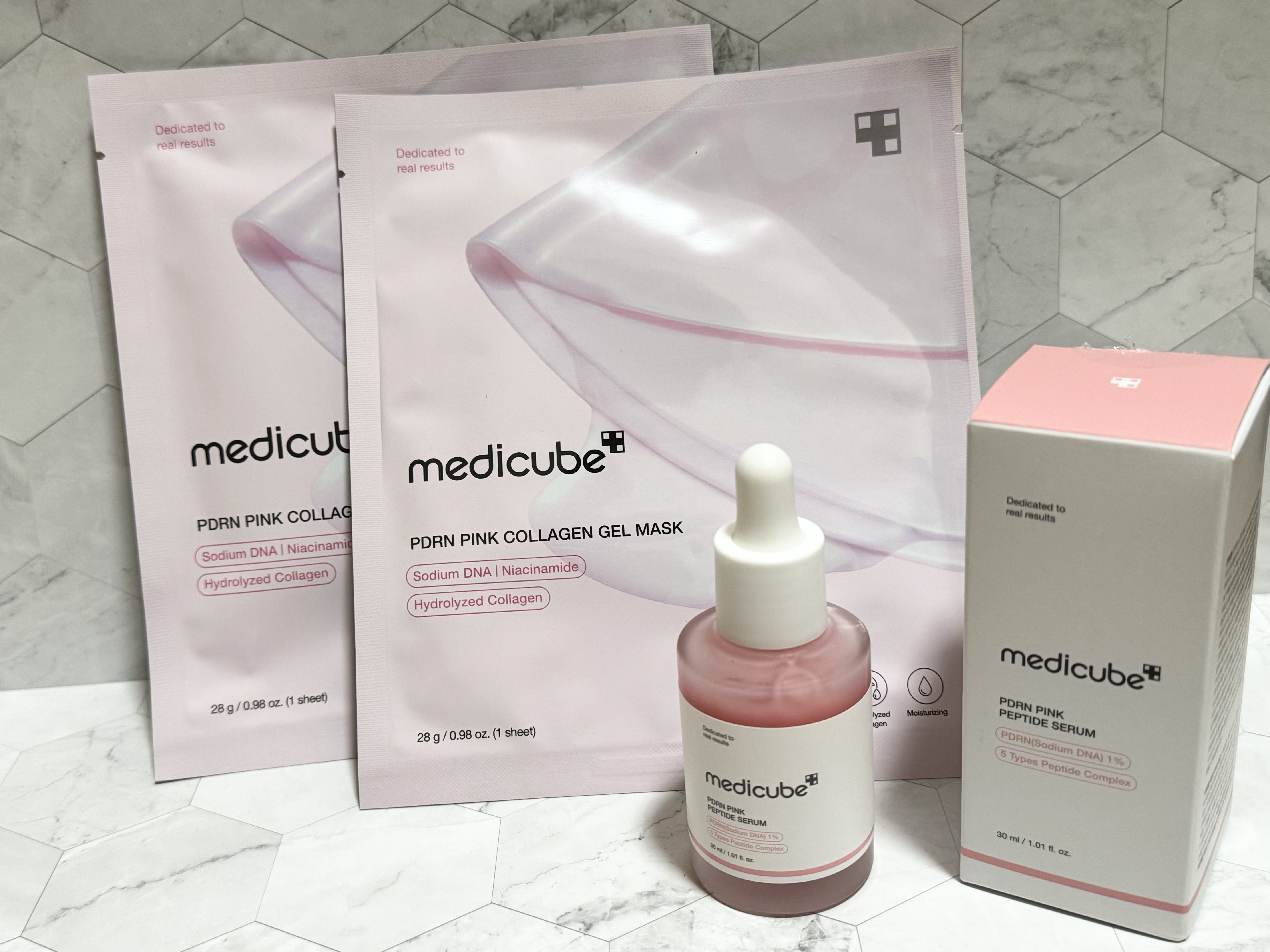 PDRNピンクコラーゲンゲルマスク/MEDICUBE/シートマスク・パックを使ったクチコミ（1枚目）