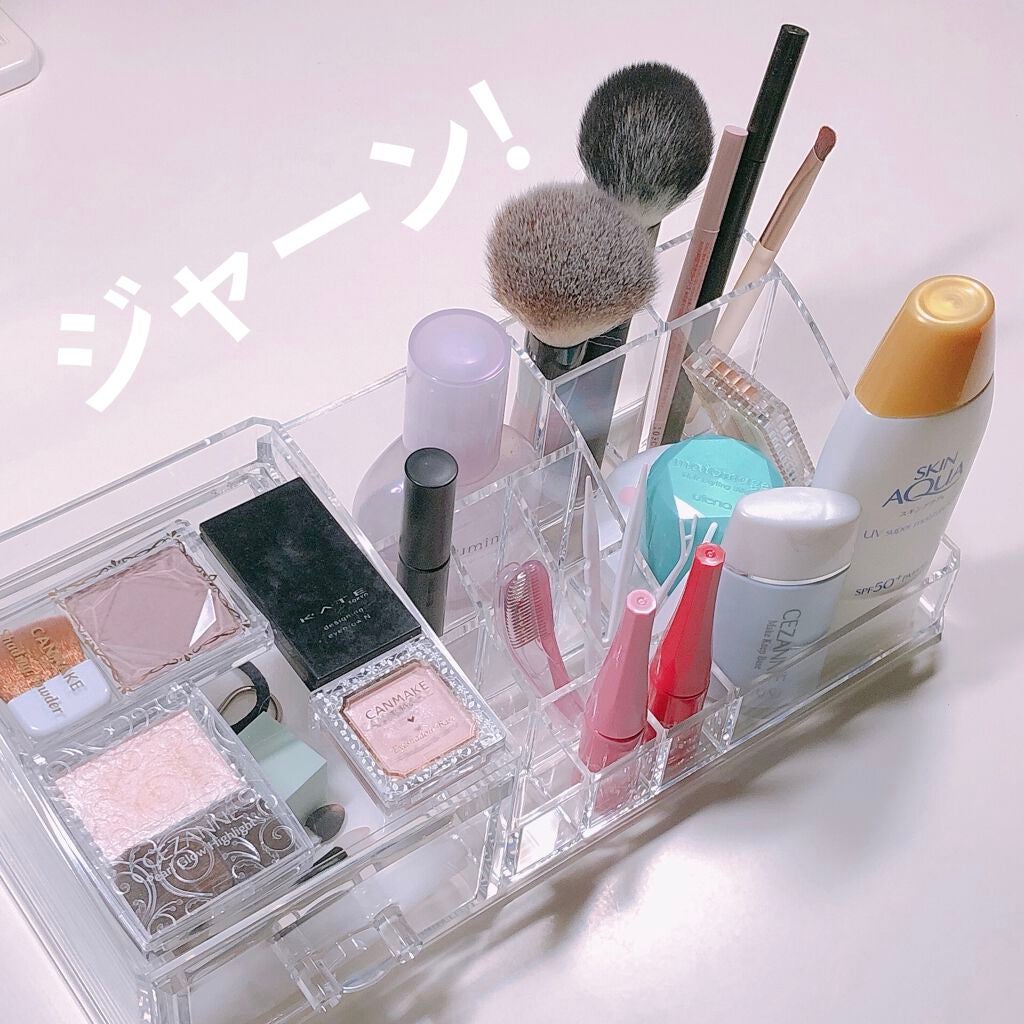 化粧収納ケース 引き出し付き/DAISO/その他を使ったクチコミ(4枚目)