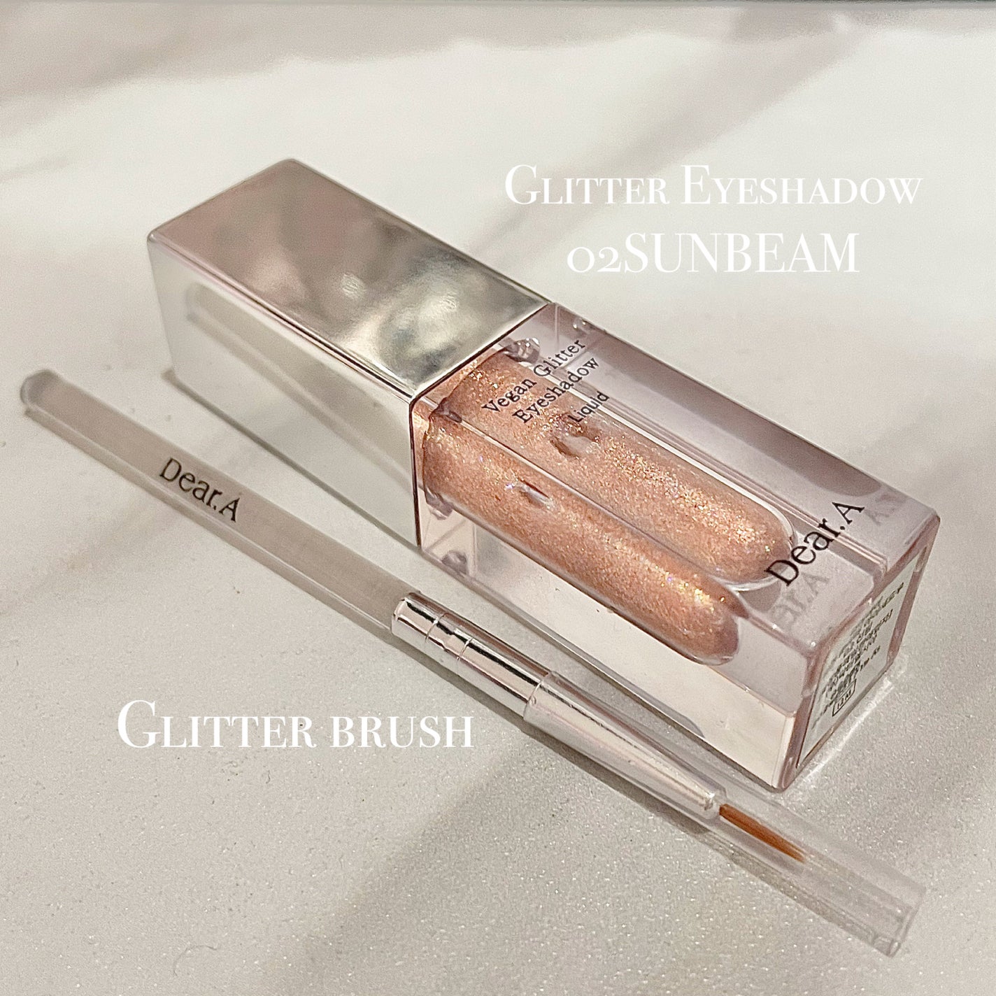 グリッターアイシャドウ/Dear.A/グリッターを使ったクチコミ(2枚目)