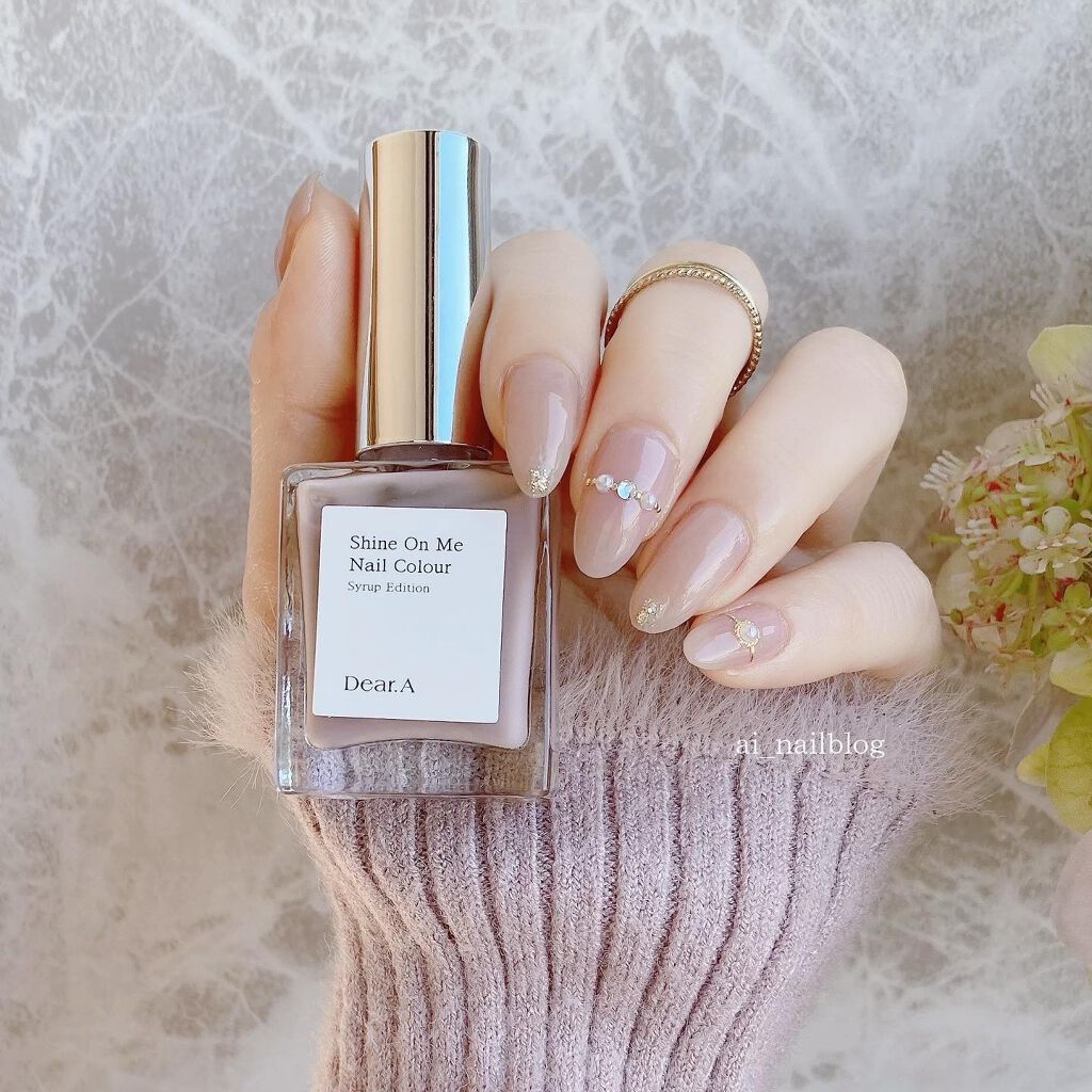 シャインオンミーネイルカラー SE05.インティメイト/Dear.A/マニキュアを使ったクチコミ（1枚目）