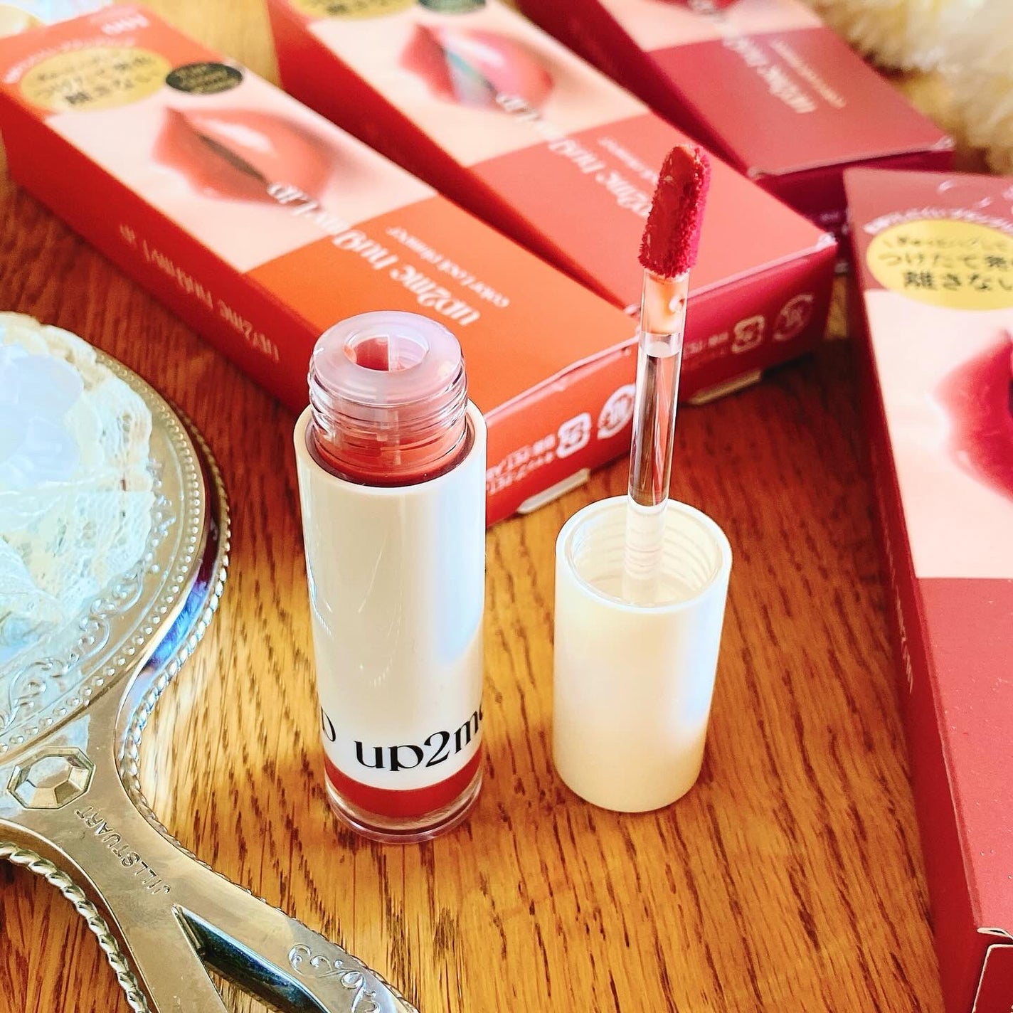 アップトゥーミー ハグマイリップ カラーロックプランパー/up2me/リッププランパーを使ったクチコミ(4枚目)