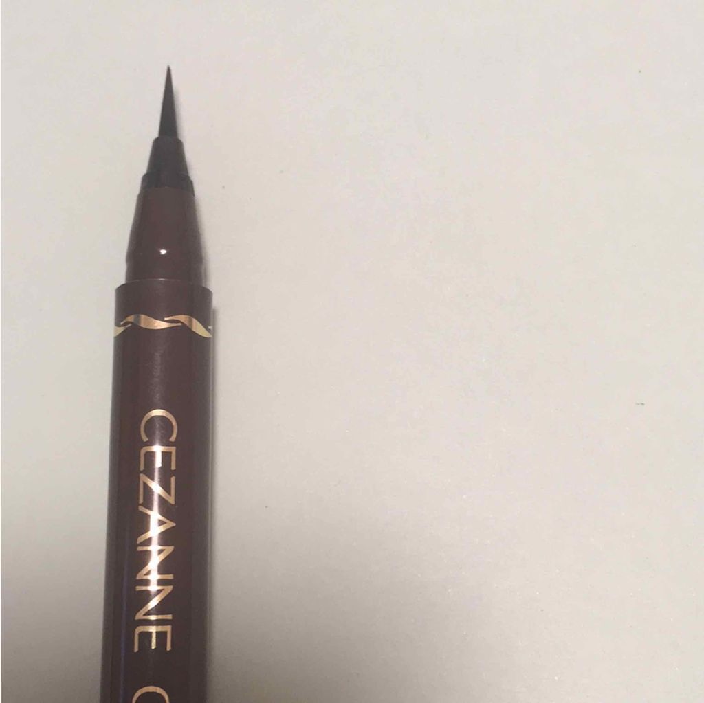 極細アイライナー(旧)/CEZANNE/リキッドアイライナーを使ったクチコミ（1枚目）