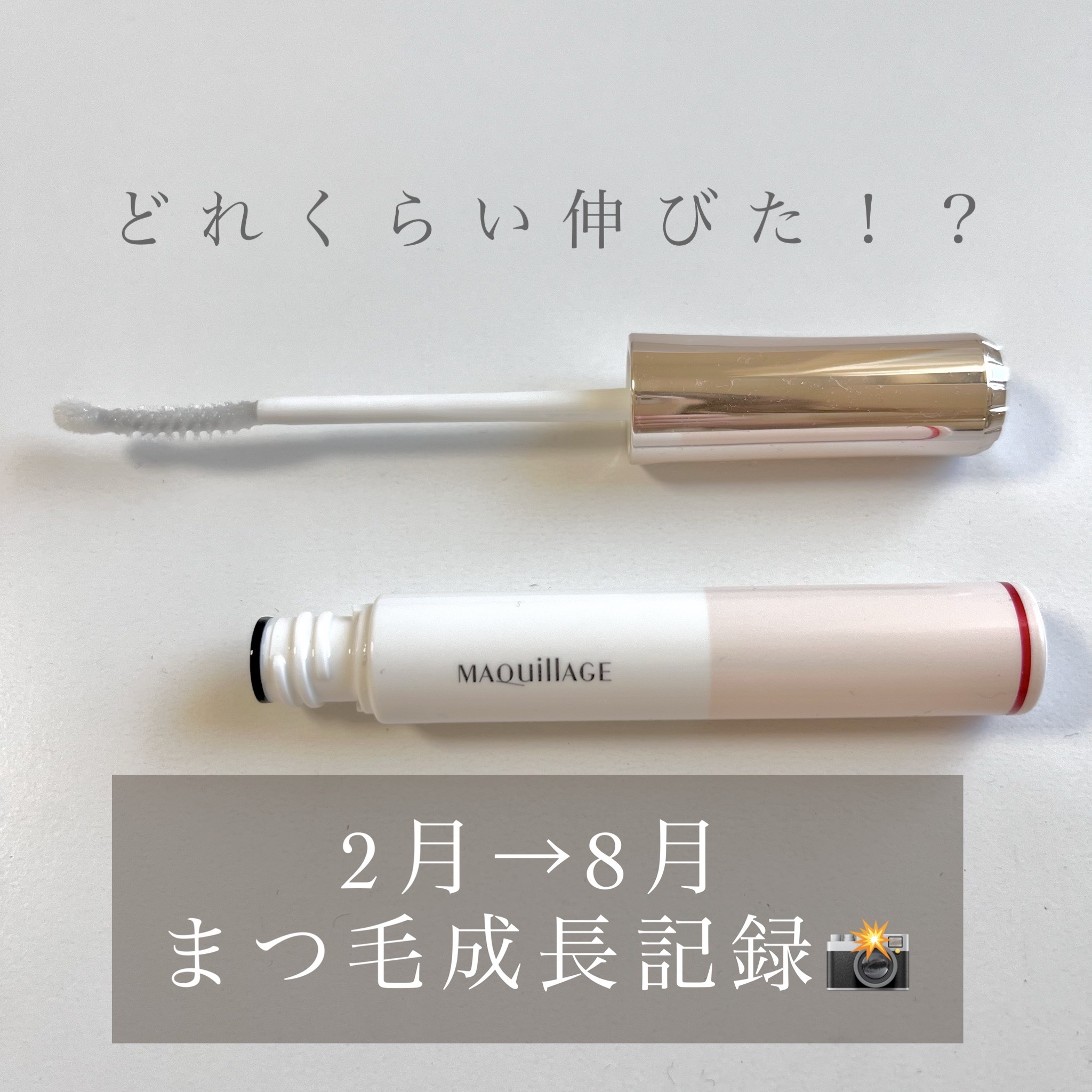 ドラマティックアイラッシュエッセンス/マキアージュ/まつげ美容液を使ったクチコミ（1枚目）