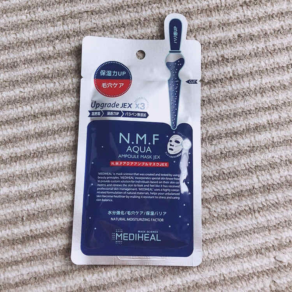 N.M.FアクアアンプルマスクJEX/MEDIHEAL/シートマスク・パックを使ったクチコミ（1枚目）