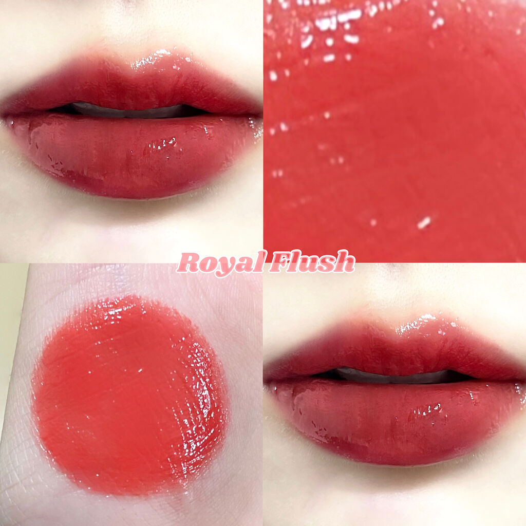 ロングラスティンググロウティント/MELALOWE/リップティントを使ったクチコミ（3枚目）