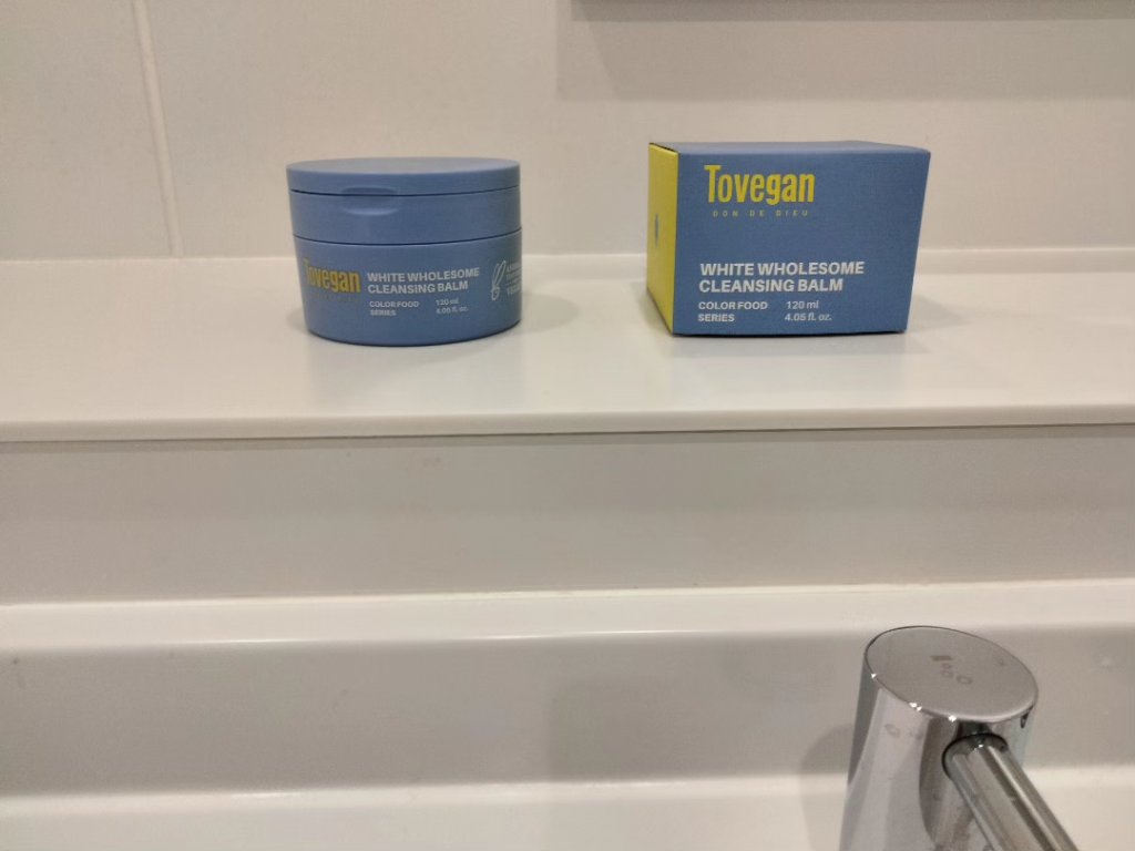 カラーフードシリーズホワイトホールサムクレンジングバーム/Tovegan/クレンジングバームを使ったクチコミ（3枚目）