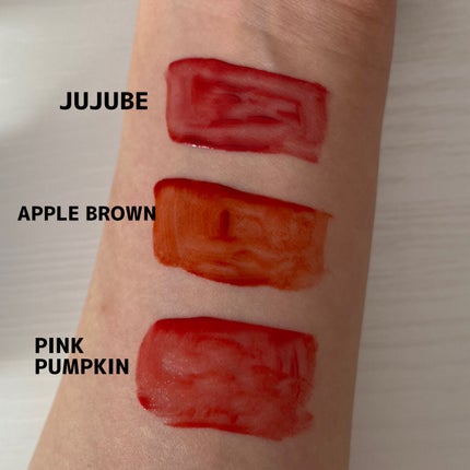 ジューシーラスティングティント/rom&nd/リップティントを使ったクチコミ(5枚目)