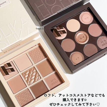 マイフェイブムードアイパレット 9カラー/HOLIKA HOLIKA/アイシャドウパレットを使ったクチコミ(9枚目)