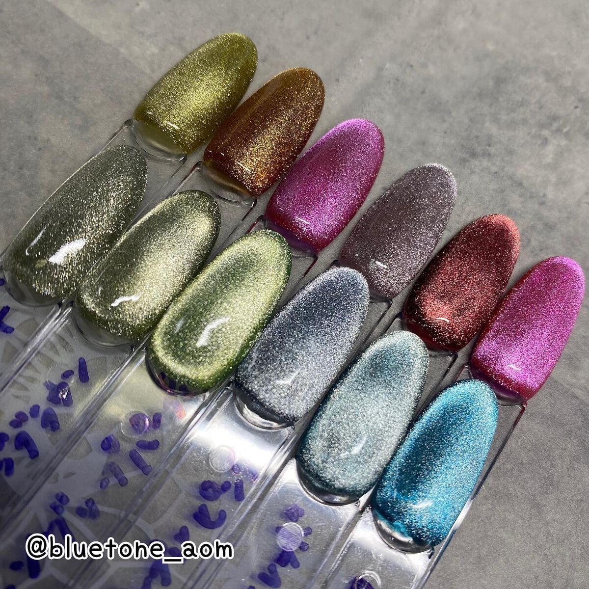 オリジナルマグネットジェル/Petitor/ジェルネイルを使ったクチコミ（3枚目）