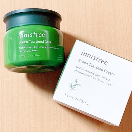 グリーンティーシード クリーム/innisfree/フェイスクリームを使ったクチコミ(1枚目)