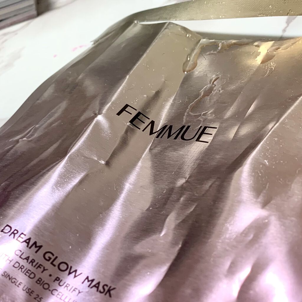 ドリームグロウマスク CP(肌引き締め・ブースター)/FEMMUE/シートマスク・パックを使ったクチコミ（1枚目）