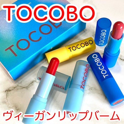 グラスティンティッドリップバーム/TOCOBO/リップバームを使ったクチコミ(1枚目)