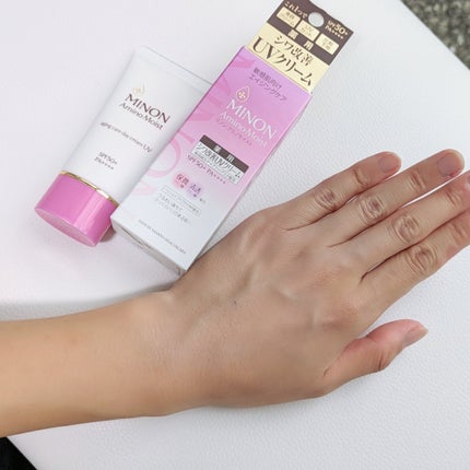 ミノン アミノモイスト エイジングケア デイクリームUV/ミノン/日焼け止めクリームを使ったクチコミ(4枚目)