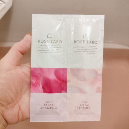 ローズリラックスシャンプー&トリートメント トライアル 1回分/ROSE LABO/市販シャンプーを使ったクチコミ(1枚目)