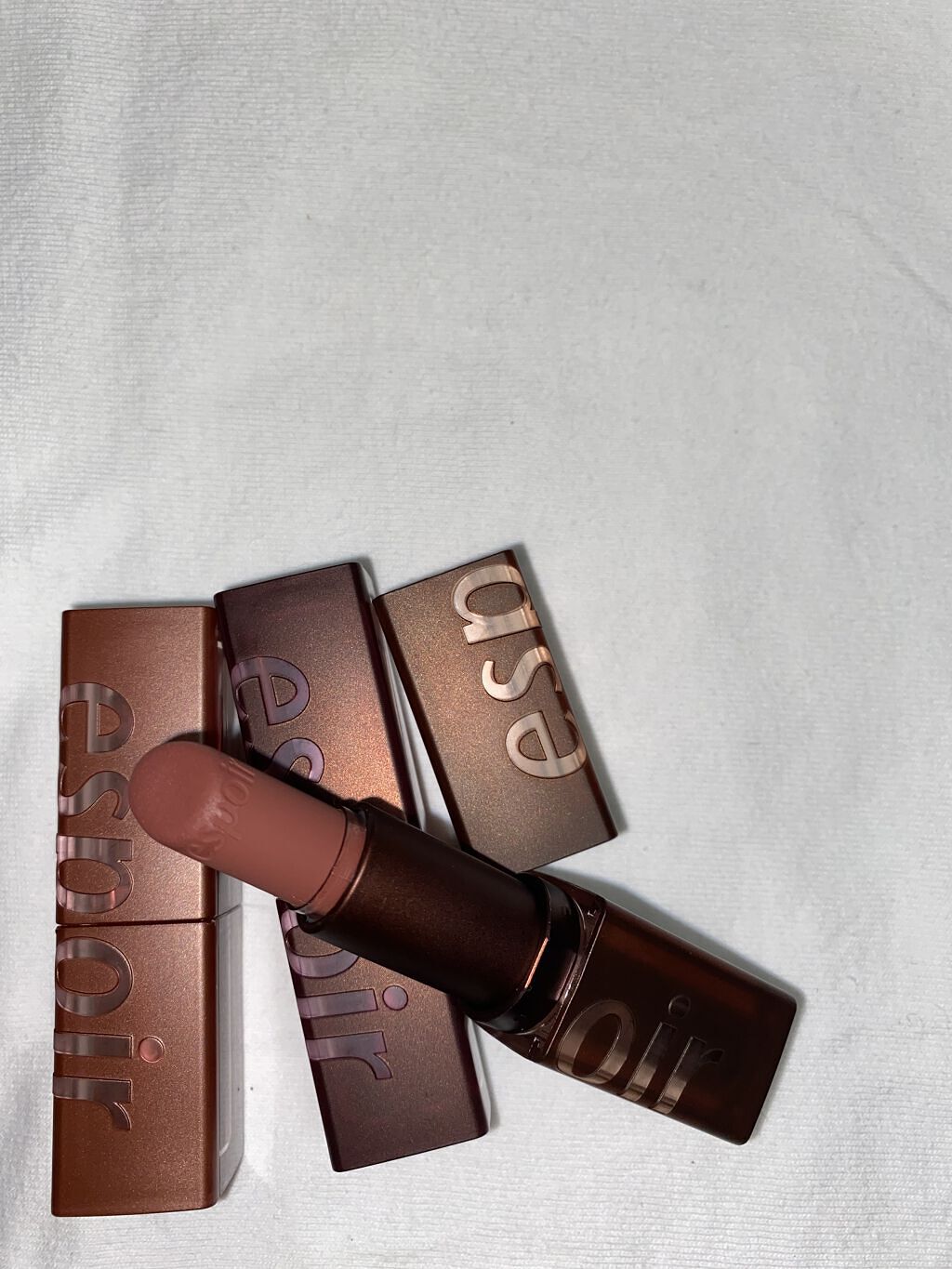 リップスティックノーウェアベルベットミッツグレー/espoir/口紅を使ったクチコミ（3枚目）