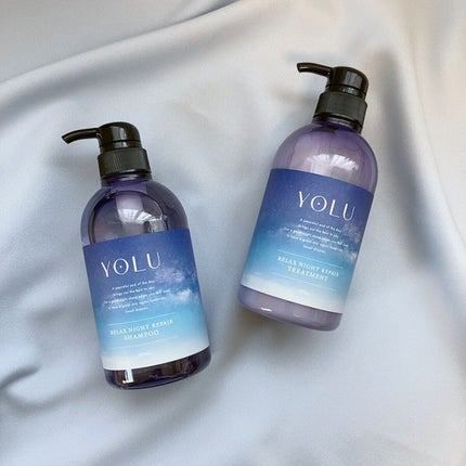 リラックスナイトリペア シャンプー/トリートメント/YOLU/市販シャンプーを使ったクチコミ(1枚目)