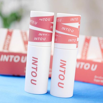 スーパーマットリップ&チークマッド/INTO U/口紅を使ったクチコミ(1枚目)